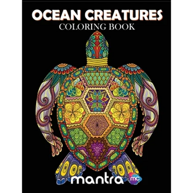 Ocean Creatures Coloring Book: Coloring Book for Adults: Beautiful Designs for Stress Relief, Creativity, and Relaxation