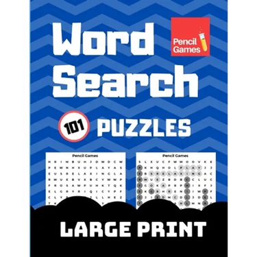 Word Search: 101 Large Print Puzzles, For Adults