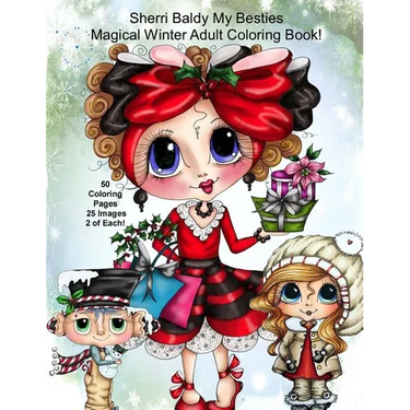 Sherri Baldy My Besties Magical Winter Coloring Book