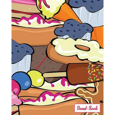 Donut-Book: donut and ice cream print cover