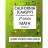 5th Grade CALIFORNIA CAASPP 2019 MATH, Test Prep: 5th Grade CALIFORNIA ASSESSMENT of STUDENT PERFORMANCE and PROGRESS, 2019 MATH, Test Prep