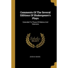 Comments Of The Several Editions Of Shakespeare's Plays: Extended To Those Of Malone And Steevens