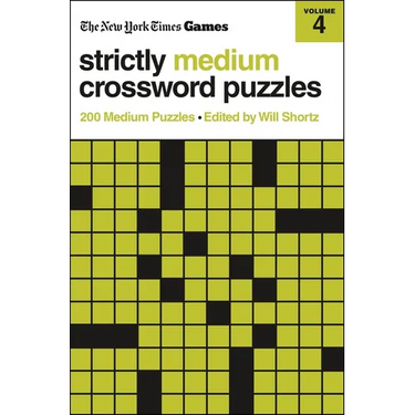 New York Times Games Strictly Medium Crossword Puzzles Volume 4: 200 Medium Puzzles