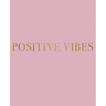 Positive Vibes: A decorative book for coffee tables, bookshelves and interior design styling - Stack deco books together to create a custom look