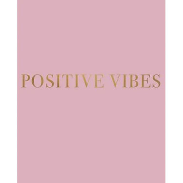 Positive Vibes: A decorative book for coffee tables, bookshelves and interior design styling - Stack deco books together to create a custom look