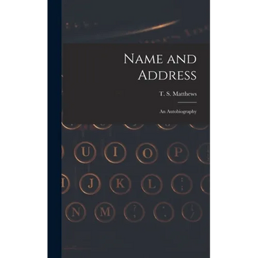 Name and Address: an Autobiography
