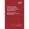 Logic Across the University: Foundations and Applications