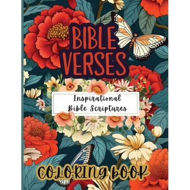 Bible Verses: Inspirational Bible Scriptures Coloring Book