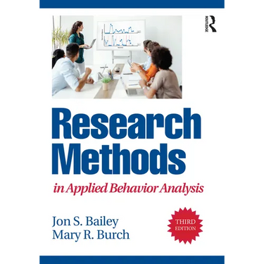Research Methods in Applied Behavior Analysis