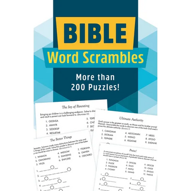 Bible Word Scrambles: More Than 200 Puzzles!