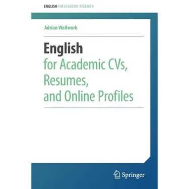 English for Academic Cvs, Resumes, and Online Profiles