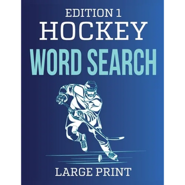 Hockey Word Search Large Print For Adults: Edition 1
