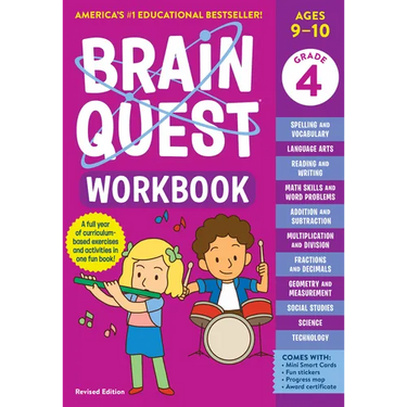 Brain Quest Workbook: 4th Grade Revised Edition
