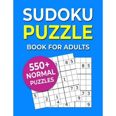Sudoku Puzzle Book For Adults: 550+ Normal Puzzles