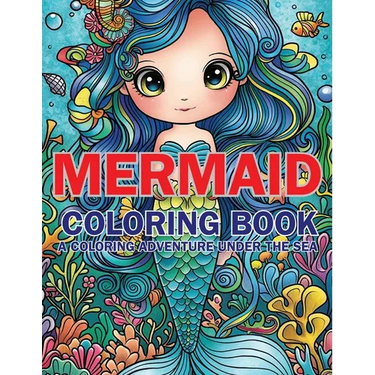 Mermaid Coloring Book: A Coloring Adventure Under the Sea