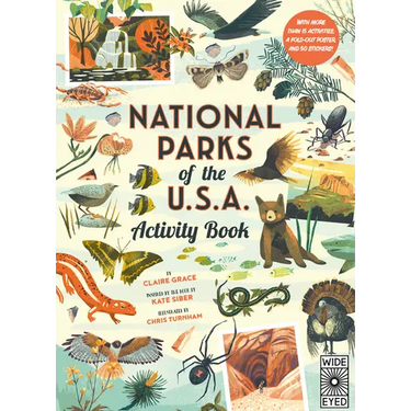 National Parks of the Usa: Activity Book: With More Than 15 Activities, a Fold-Out Poster, and 50 Stickers!