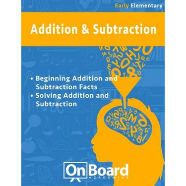 Addition and Subtraction (early elementary): Beginning Addition and Subtraction, Solving Addition and Subtraction, Bonus-Place Value