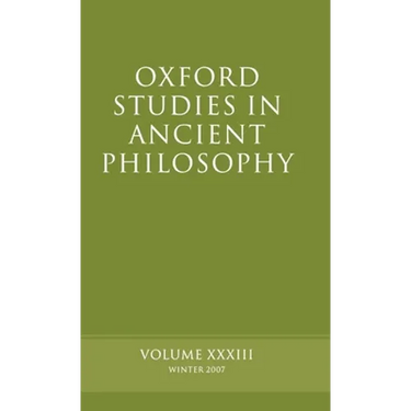 Oxford Studies in Ancient Philosophy