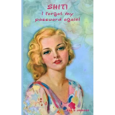Shit! I forgot my password again!: Internet security password with 312 sections for internet passwords for addresses and usernames, humorous cover A-Z