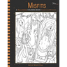 Misfits a Halloween Coloring Book for Adults and Odd Children: Living Dead and Monster Girls