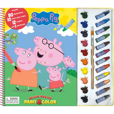 Eone Peppa Pig Deluxe Poster Paint & Color