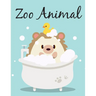 Zoo Animal: An Adult Coloring Book with Fun, Easy, and Relaxing Coloring Pages for Animal Lovers