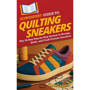 HowExpert Guide to Quilting Sneakers: The 50-Day Step-by-Step System to Design, Quilt, and Craft Custom Sneakers