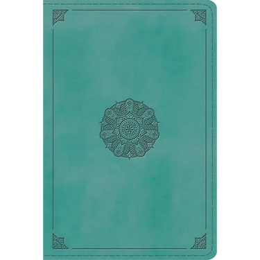 ESV Study Bible, Personal Size (Trutone, Turquoise, Emblem Design)