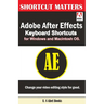 Adobe After Effects Keyboard Shortcuts for Widows and Macintosh OS.