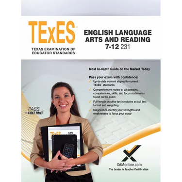 TExES English Language Arts and Reading 7-12 231 Teacher Certification Study Guide Test Prep
