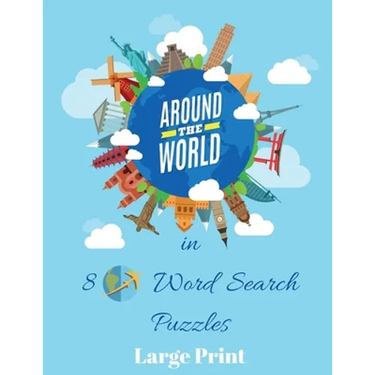 Around the World In 80 Word Search Puzzles