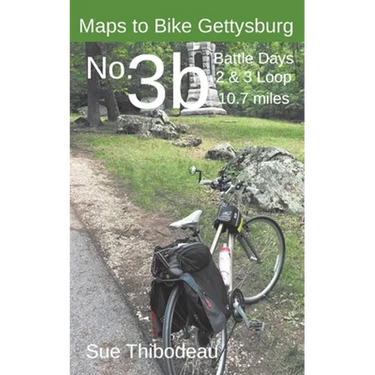 Maps to Bike Gettysburg No. 3b: Battle Days 2 & 3 Short Loop