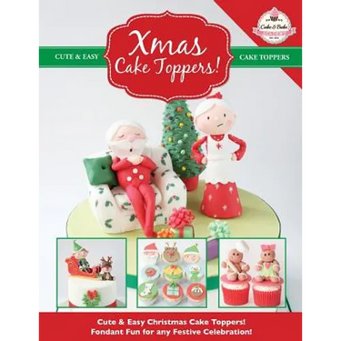 Xmas Cake Toppers! Cute & Easy Christmas Cake Toppers! Fondant Fun for any Festive Celebration!