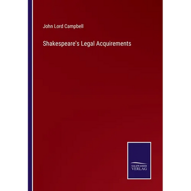 Shakespeare's Legal Acquirements