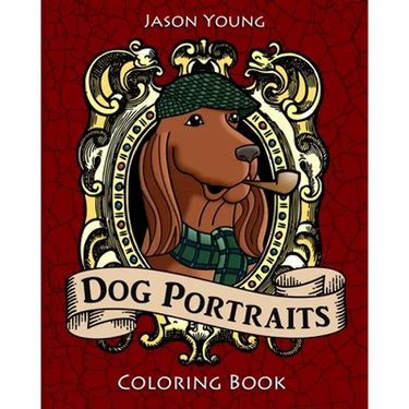 Dog Portraits Coloring Book: Dog Coloring Books for Adults