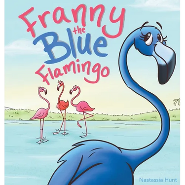 Franny the Blue Flamingo
