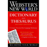 Webster's New World Dictionary and Thesaurus, (Paper Edition)