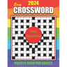 2024 Easy Crossword Puzzles Book for Adults with Solutions: Large Print Easy-Level Crossword Puzzles Book For Puzzle Lovers Adults and Seniors