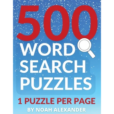 500 Word Search Puzzles: 1 Puzzle Per Page