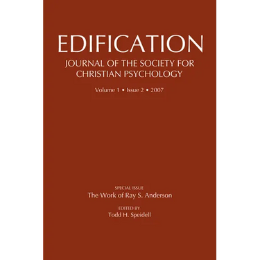 Edification-Journal of the Society of Christian Psychology
