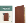 NLT Super Giant Print Bible, Filament Enabled (Leatherlike, Brown, Indexed, Red Letter)