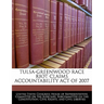Tulsa-Greenwood Race Riot Claims Accountability Act of 2007