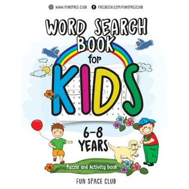Word Search Books for Kids 6-8: Word Search Puzzles for Kids Activities Workbooks age 6 7 8 year olds