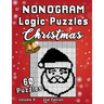 Christmas Nonogram Logic Puzzles: Challenging Chrsitmas Holidays Hanjie puzzle collection with japanese picture riddles. Fun brain teaser for everyone