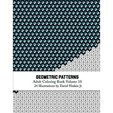 Geometric Patterns - Adult Coloring Book Vol. 10