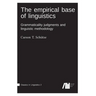 The empirical base of linguistics