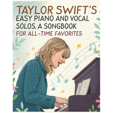 Taylor Swift's Easy Piano and Vocal Solos A Songbook for All-Time Favorites: Featuring Easy Sheet Music Arrangements for Piano and Vocal