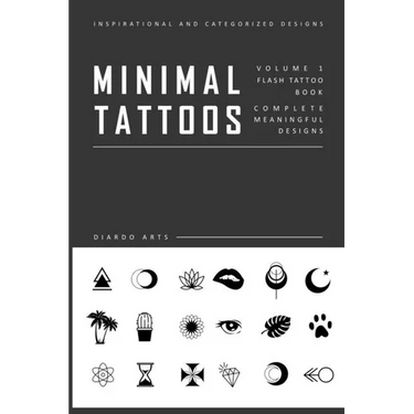 Minimal Flash Tattoo Design Art Book: Complete Meaningful Small Tattoo Designs Art Book