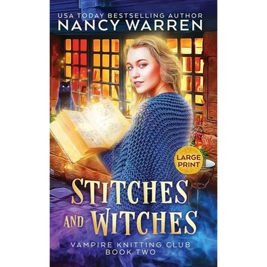 Stitches and Witches (Large Print): A Paranormal Cozy Mystery