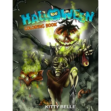 Halloween Coloring Book: A Fun Adult Coloring Book for Relaxation and Halloween Fun!
